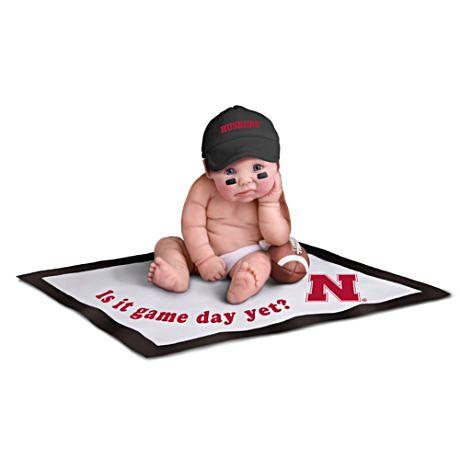 Nebraska Huskers Fan Baby Doll Collection/赤ちゃん人形/ベビードール