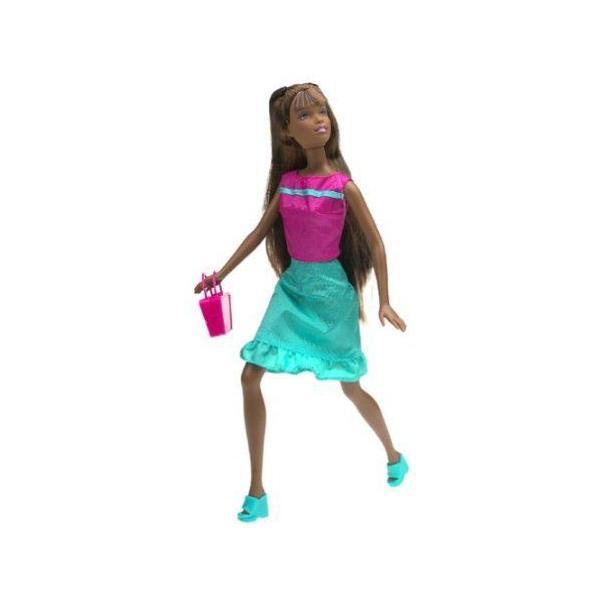 Barbie バービー CHRISTIE BEAD 'N BEAUTY Doll AA w 2 Outfits & Accessories 2001 ドール 人形 フィ
