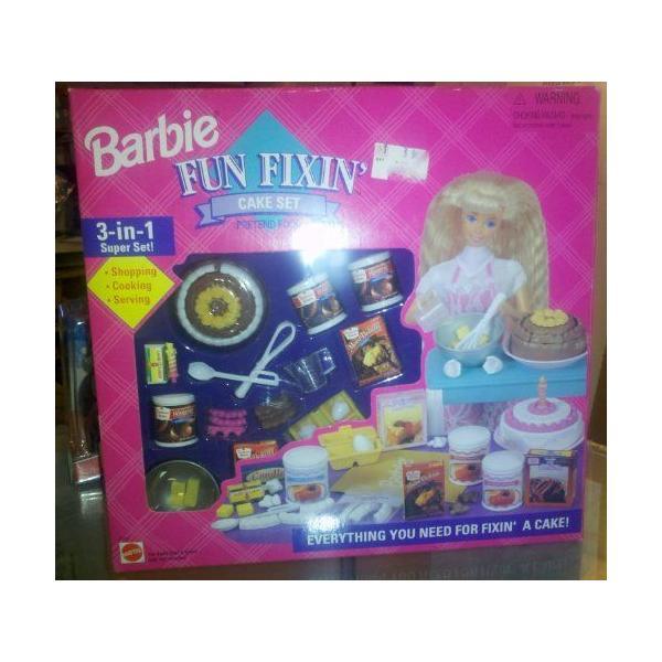 Barbie バービー Fun Fixin Cake Set 3 -In- 1 Super Set ドール 人形 フィギュア_1