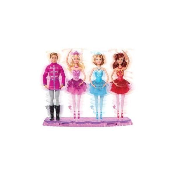 Barbie バービー Ballerina Ballet Holiday Set ~ 4 Doll Set ドール 人形 フィギュア_1