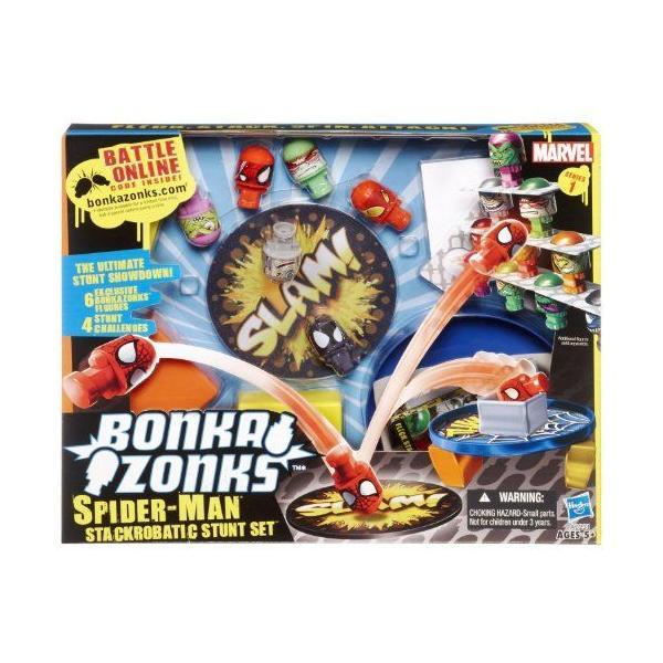 Bonkazonks Marvel マーベル Series 1 Spider-Man スパイダーマン Stackrobatic Stunt Setの画像
