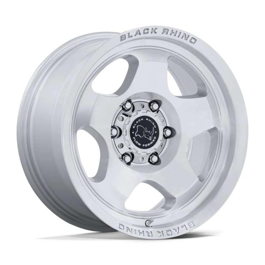 [Black Rhino 正規品]17インチ アルミホイール 1本 BR031 SOL グロスシルバー/MF 17×8 6H 114.3 20 CB66.06/BR031SD17806420の画像