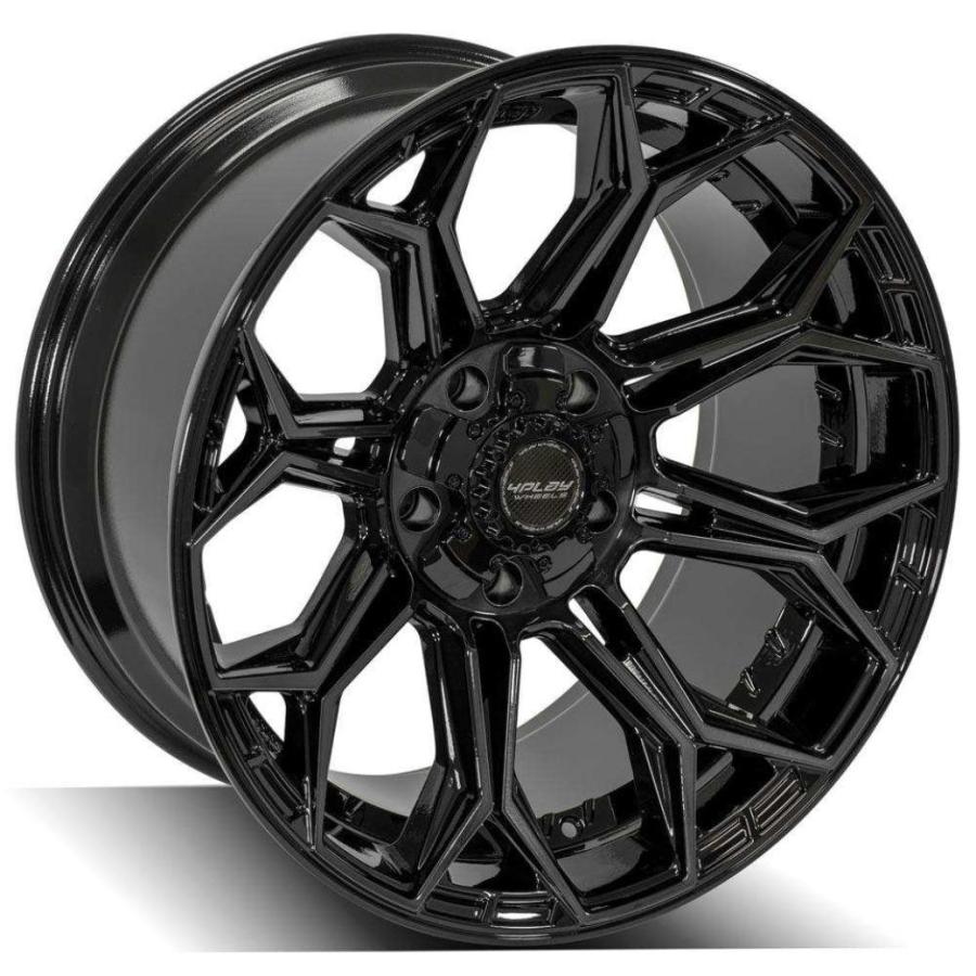 [4PLAYWHEELS(4プレイ)正規品]20インチアルミホイール 1本 Gen3/4P83 20×10 5H127 -18 CB87.1 ブラック  汎用/4P83-20100-5D55-18BBTの画像