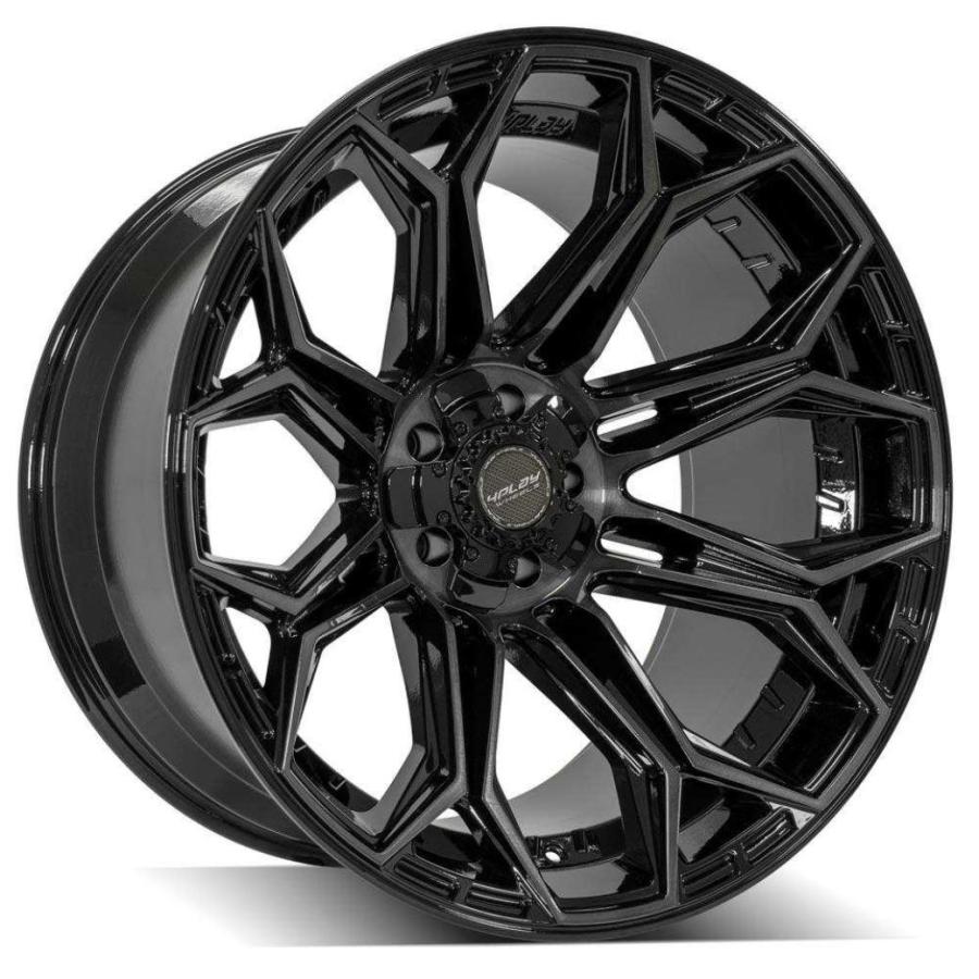 [4PLAYWHEELS(4プレイ)正規品]20インチアルミホイール 1本 Gen3/4P83 20×10 6H139.7 -18 CB106.1 ブラック  汎用/4P83-20100-6D55-18BBTの画像
