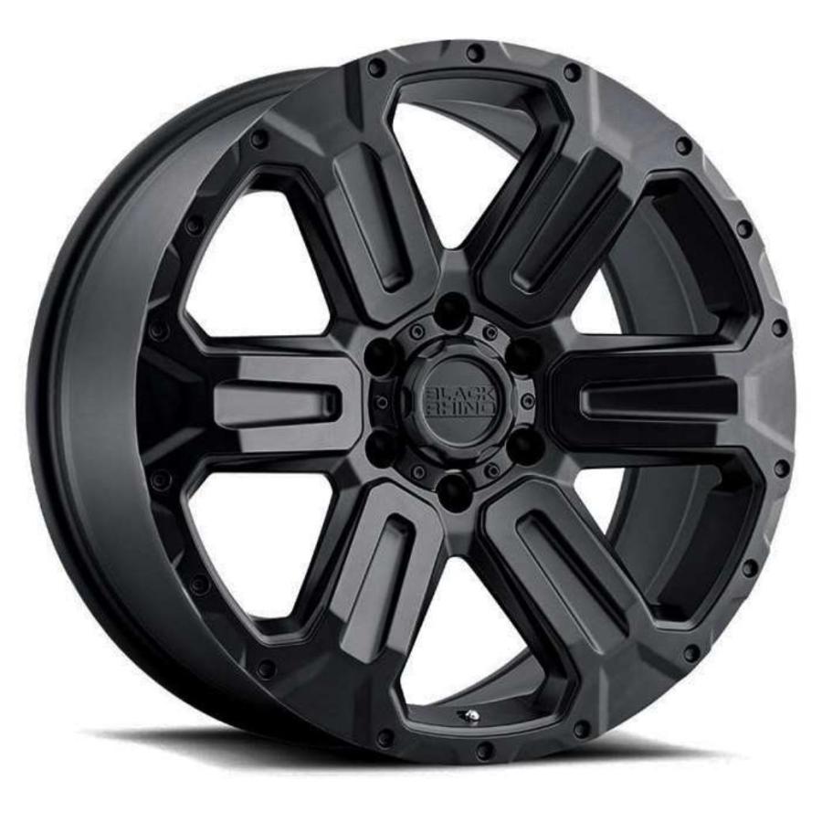 『値下げ交渉可』ブラックライノ スタッドレスタイヤセット Black Rhino (ブラックライノ)正規代理店]18インチアルミホイール 1本
