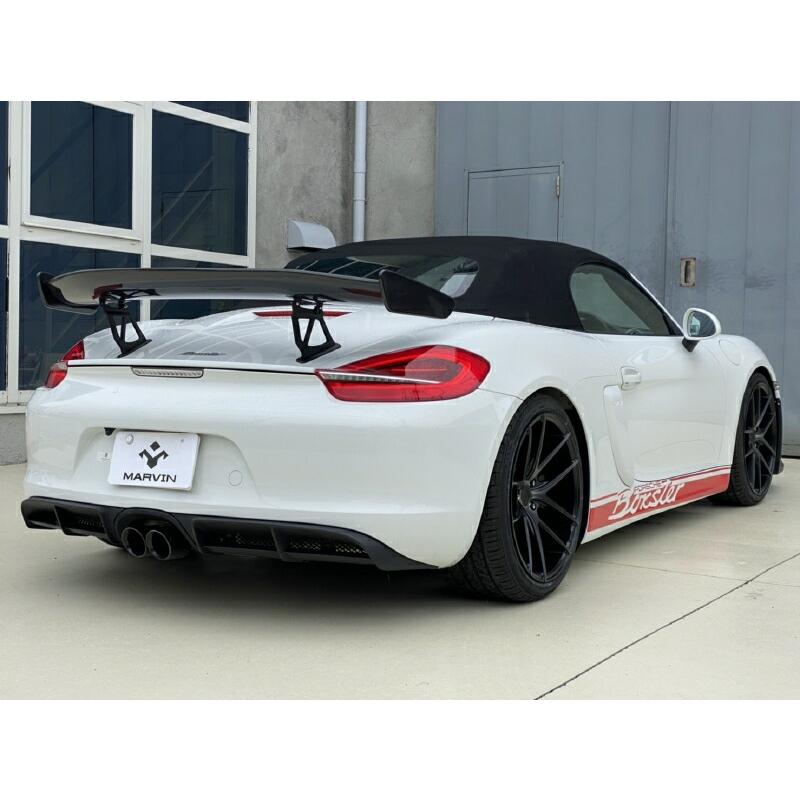 ポルシェ　ケイマン用　新品 ブラック ステンレス製 デュアルマフラーエンド ポルシェケイマン用新品 ブラック ステンレス製 デュアルマフラーエンド