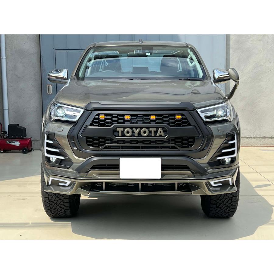 GI☆GEAR TOYOTAレターグリル (純正バンパー専用) LEDマーカー付き