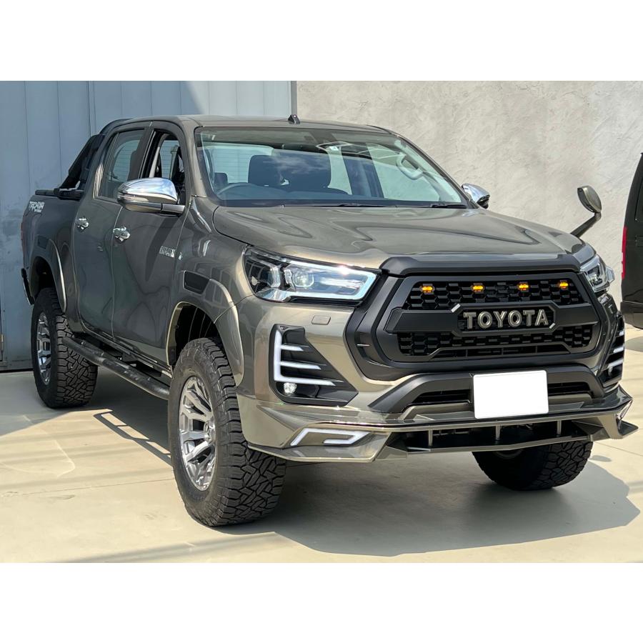 GI☆GEAR TOYOTAレターグリル (純正バンパー専用) LEDマーカー付き