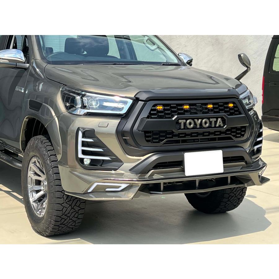 GI☆GEAR TOYOTAレターグリル (純正バンパー専用) LEDマーカー付き