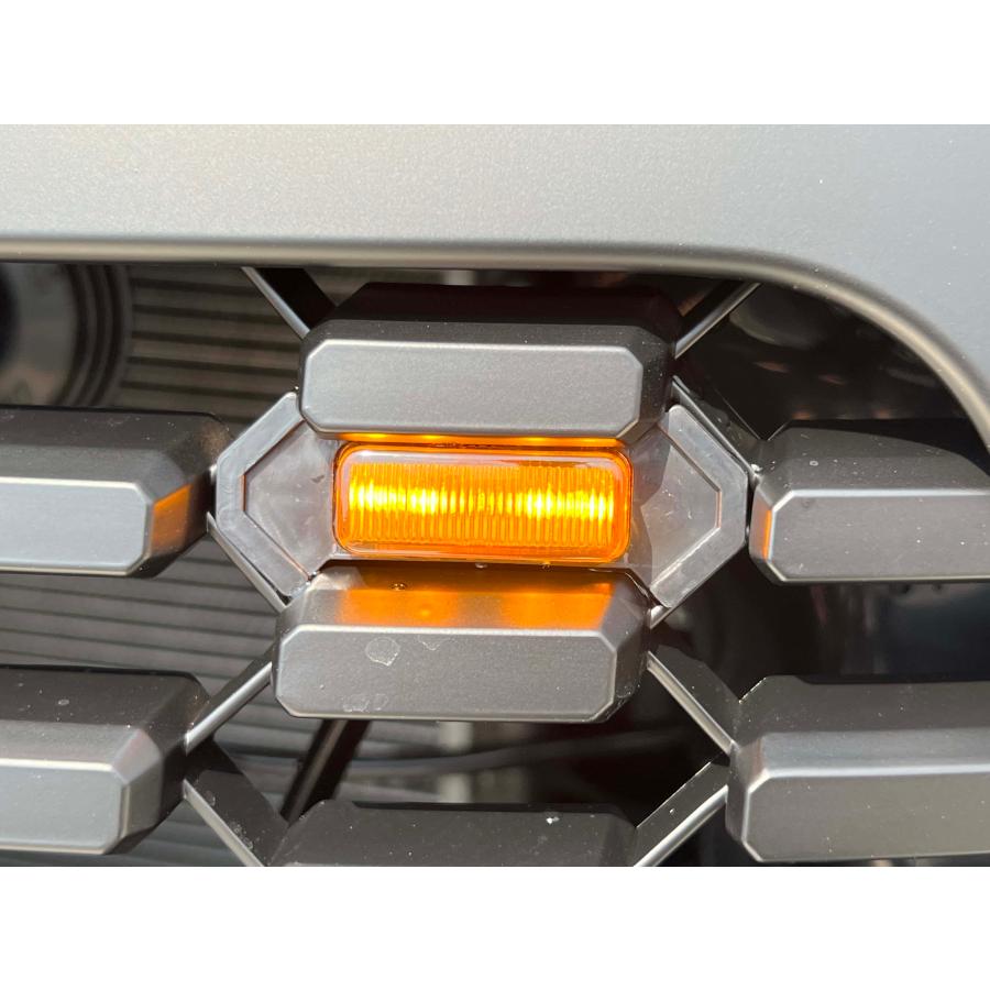 GI☆GEAR TOYOTAレターグリル (純正バンパー専用) LEDマーカー付き