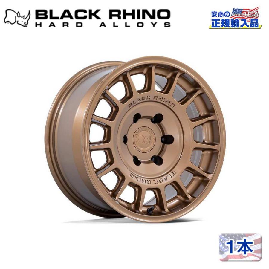 Black Rhino ブラックライノ] 17インチアルミホイール 1本 BR015 VOLL