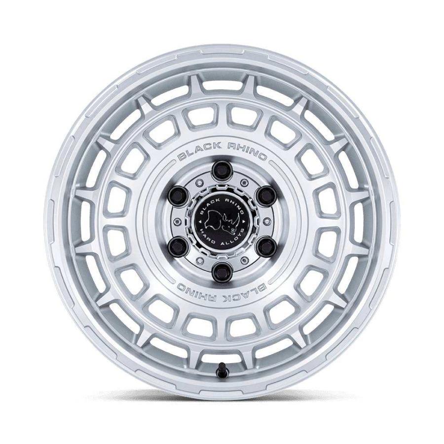[Black Rhino 正規品]17インチホイール 1本 BR024 AWOL SILVER W/ MACHINED FACE 17×8.5 6H 135 +25 CB87.1/BR024SD17856325の画像
