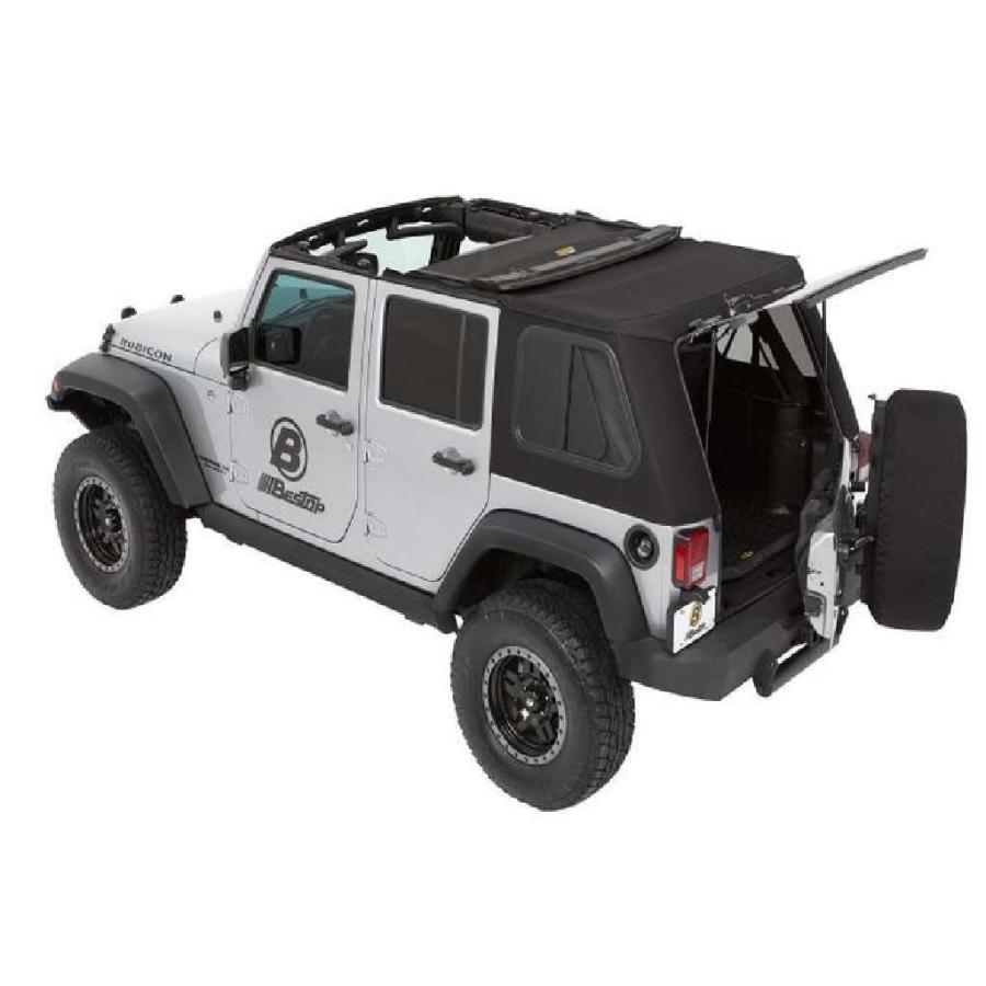 [BESTOP(ベストップ)正規輸入代理店] Trektop Proハイブリッドソフトトップ JEEP ジープ JK ラングラー 4ドア用