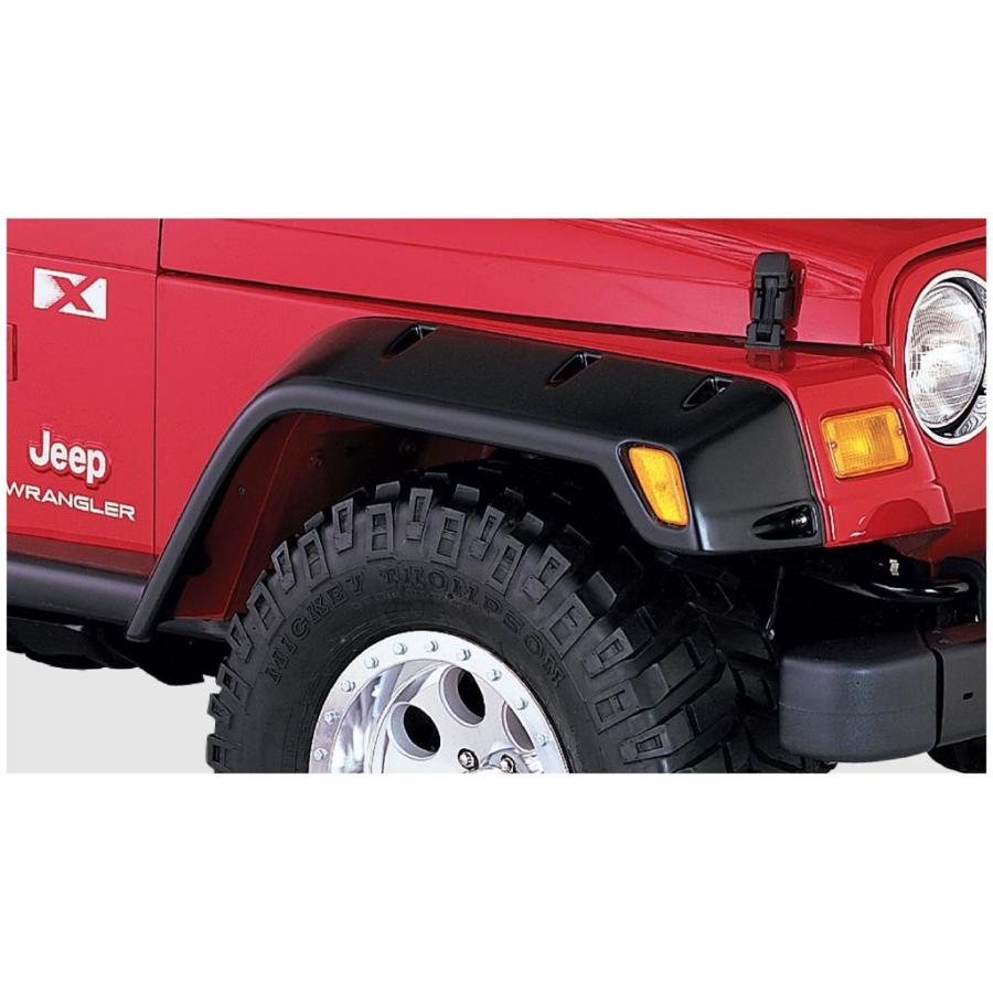 [Bush wacker 正規代理店] ポケットスタイル オーバーフェンダー ６インチワイド  フロント・リア 1台分 JEEP ジープ TJ ラングラー｜dolonco｜04