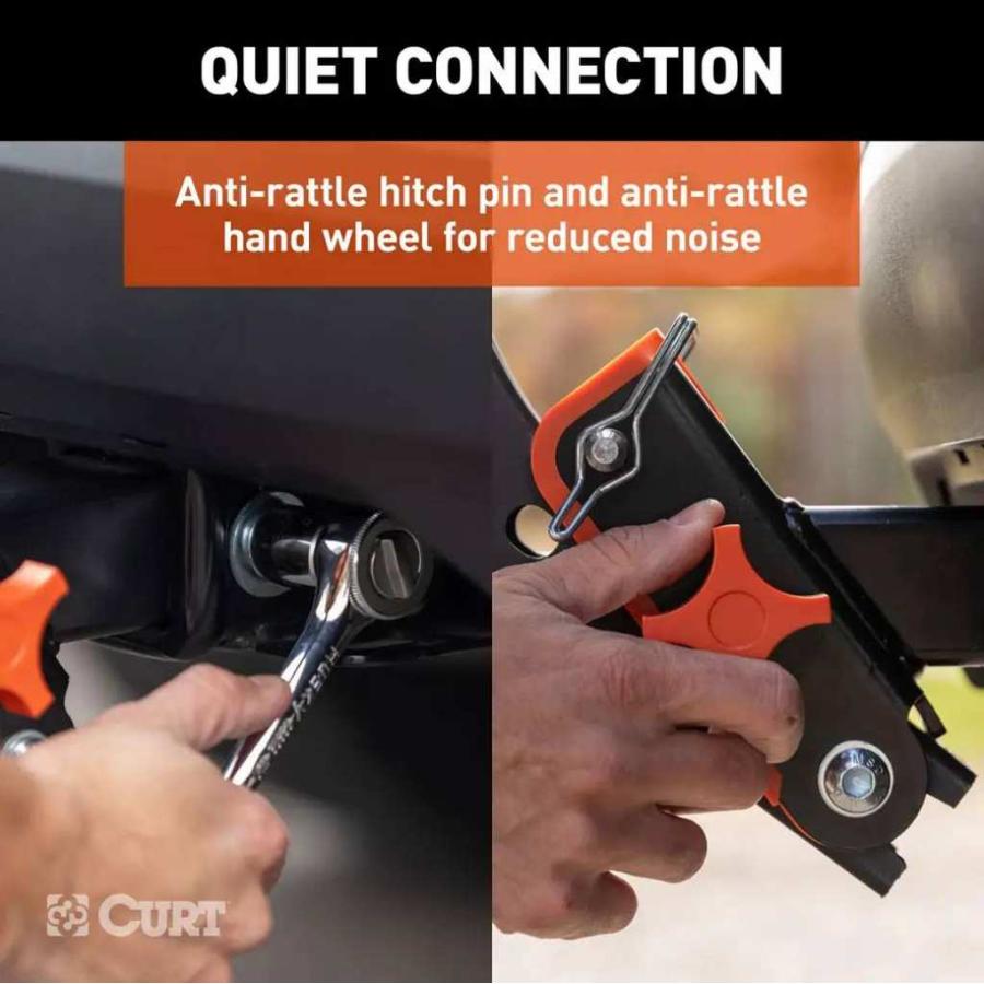 [CURT カート] ActiveLink アクティブシャンク 変換レシーバー 2インチ角 2インチ角ヒッチレシーバ装着車 / 18402の画像