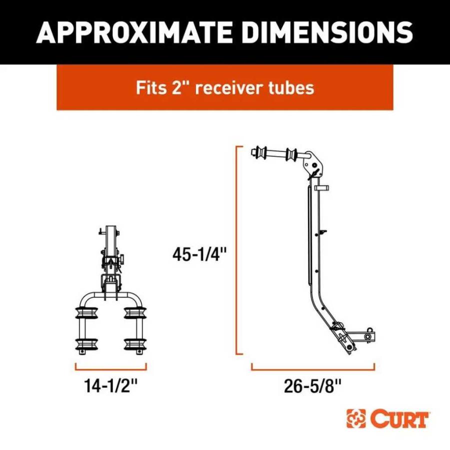 CURT（カート） ActiveLink サイクルキャリア 2台積載 アクティブ 