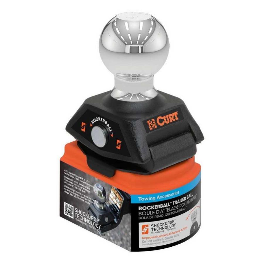 [CURT(カート)正規代理店]ROCKERBALL ヒッチ用 トレーラーボール 牽引約3401kg 汎用/40248の画像