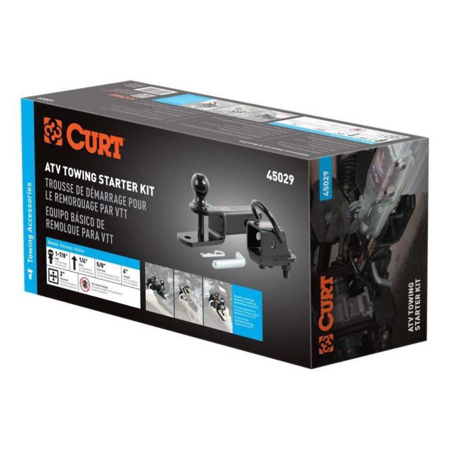 [CURT(カート)正規代理店]ATV牽引スターターキット 2インチシャンクと1-7/8インチボール付き 汎用/45029の画像