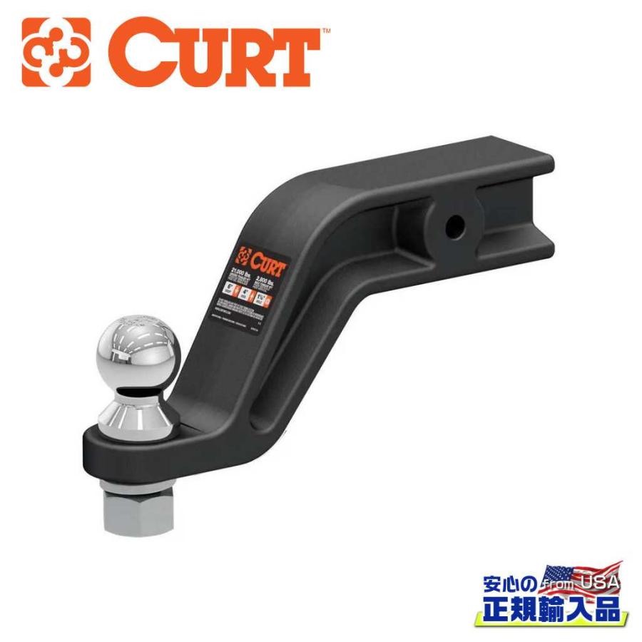 CURT（カート） ボールマウント ヒッチボール付き 6インチドロップ