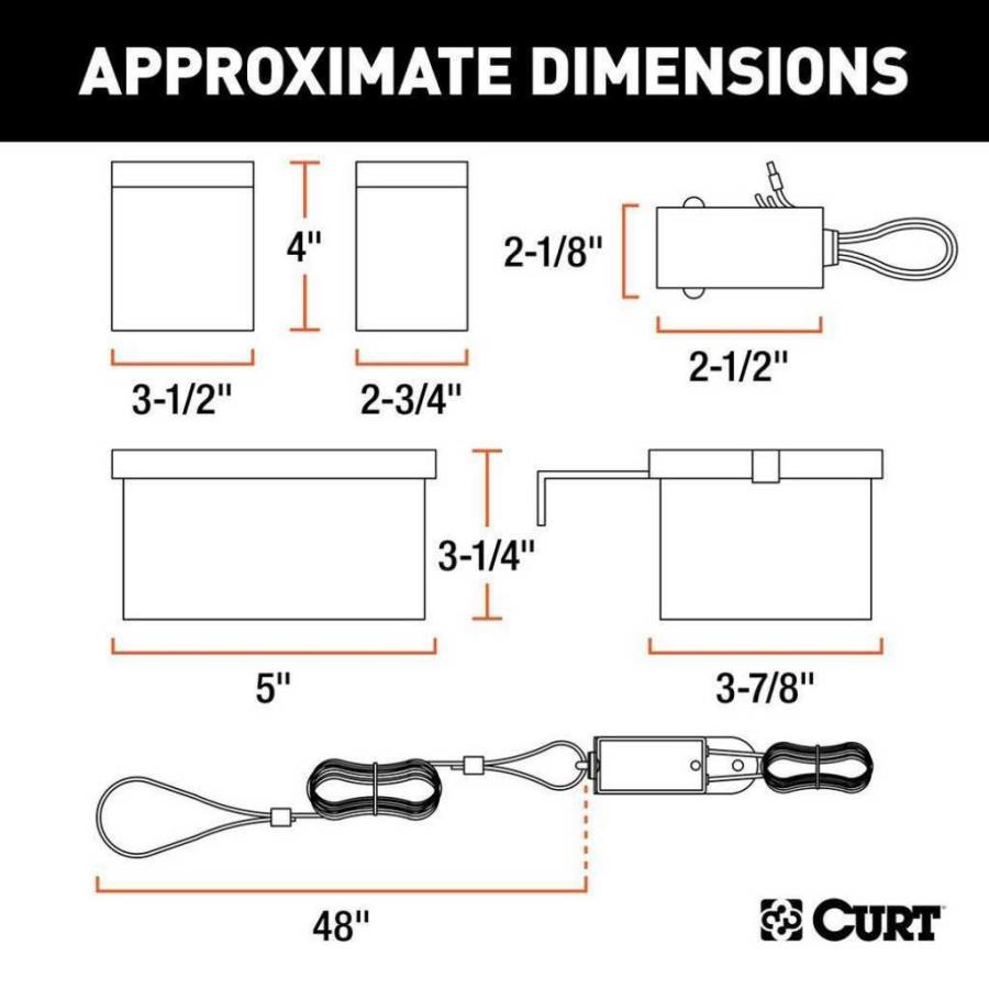 [CURT(カート)正規代理店]ソフトトラック2 ブレークウェイシステム 充電器付き 汎用/52028の画像