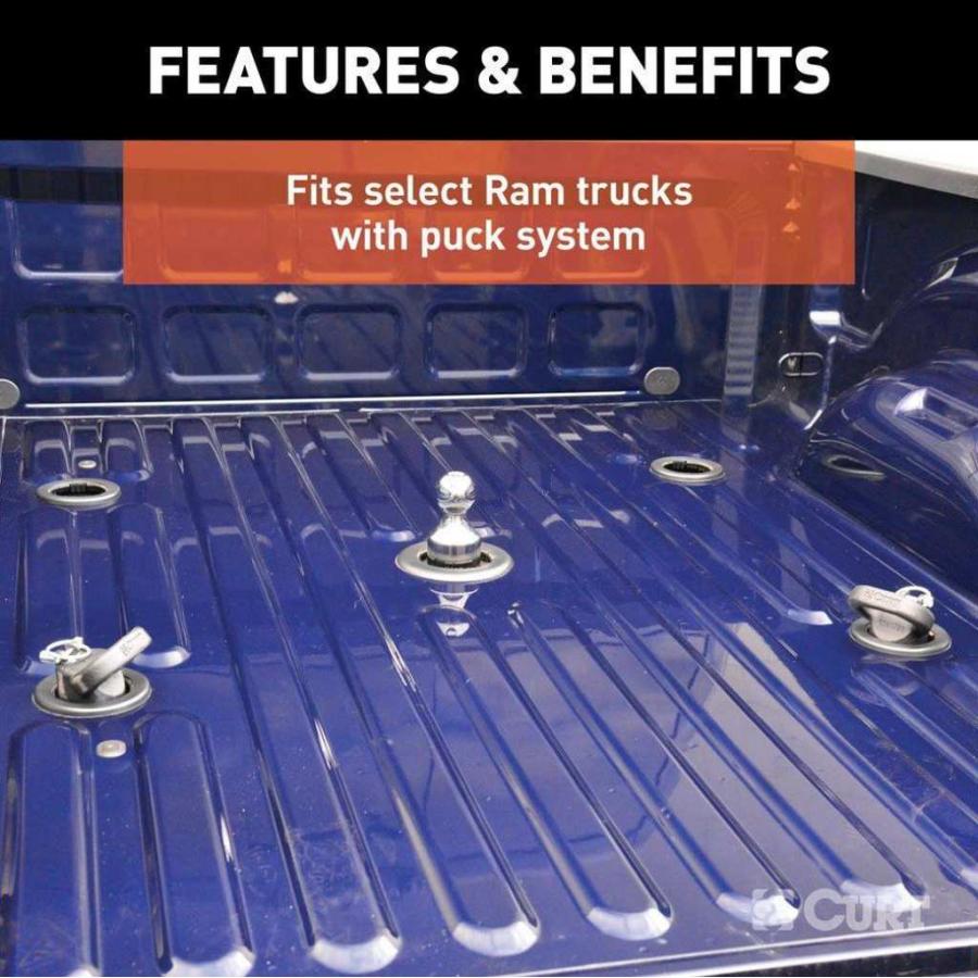 [CURT(カート)正規代理店]OEM パックシステム グースネック安全チェーン アンカー RAM ラム 3500 5th wheel prepパッケージを除く/60617の画像