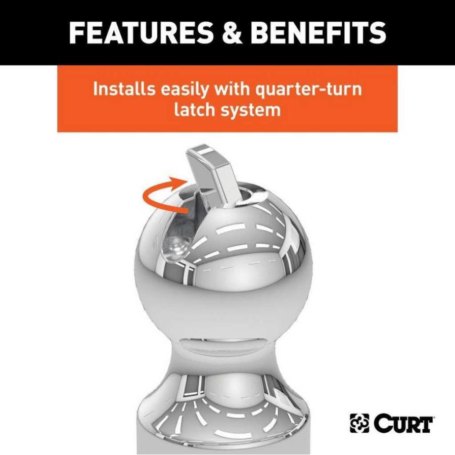 よみ CURT 正規代理店]OEMパックシステム グースネック ヒッチボール 3
