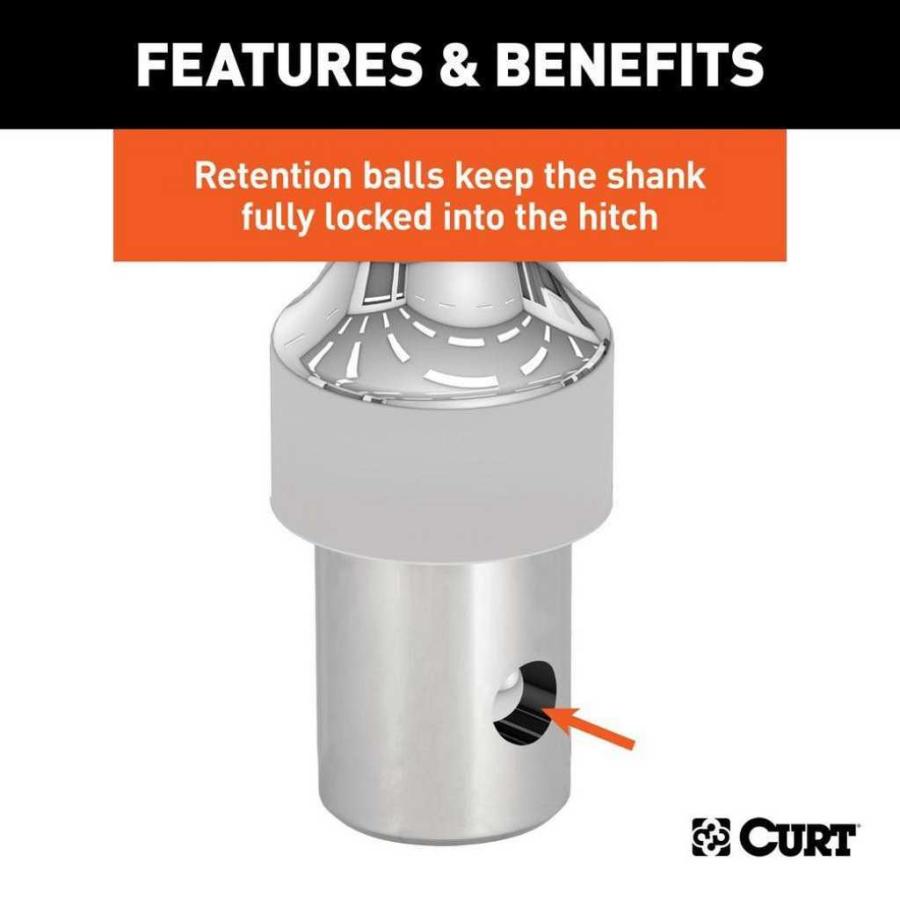 CURT 正規代理店]OEMパックシステム グースネック ヒッチボール 3