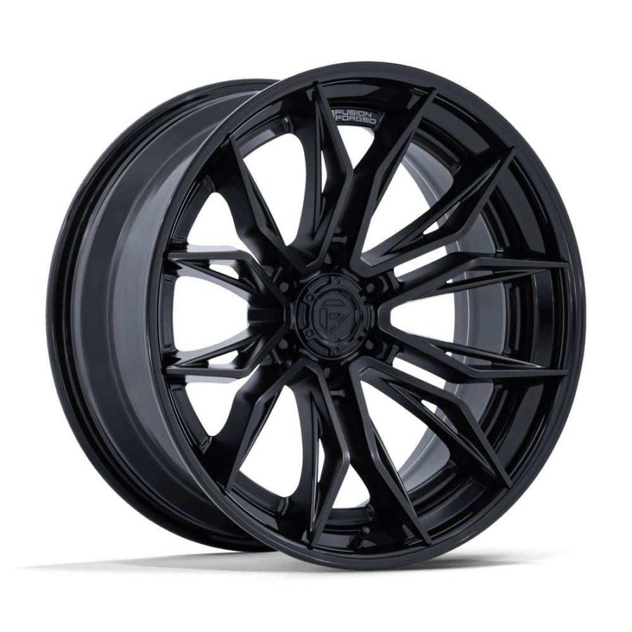 ブラック 完組ホイール MID Racing R06 アルミホイール4本セット 18x9.5J 5H PCD120 +60