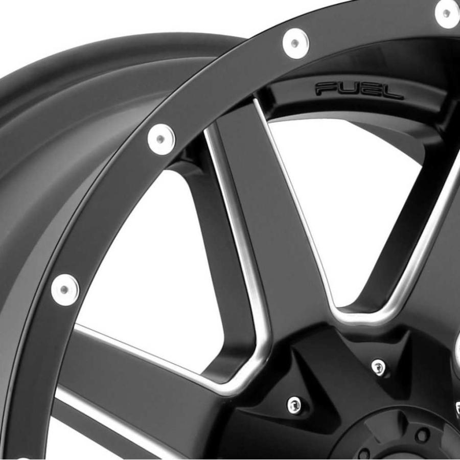 [FUEL OFFROAD フューエルオフロード]20インチアルミホイール 1本 D538 MAVERICK 20×8.25 8H 210 -221 CB154.3/D53820829335の画像