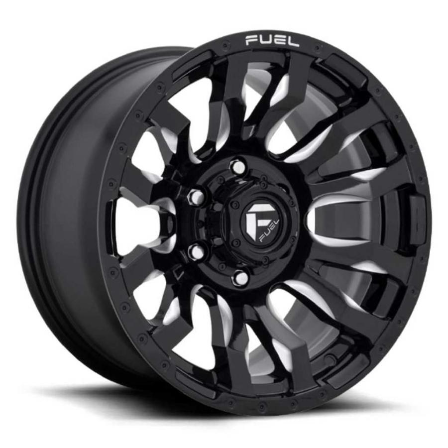 [FUEL OFFROAD フューエルオフロード]20インチアルミホイール 1本 D673 BLITZ 20×8.25 8H 210 -221 CB154.3/D67320829335の画像