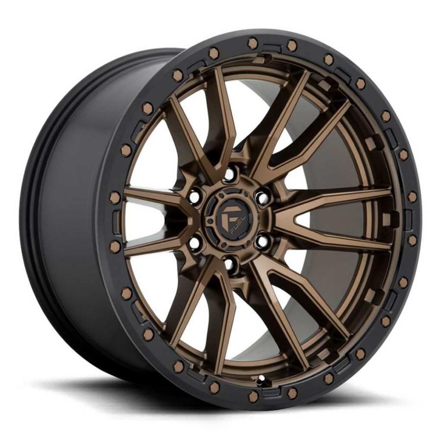 FUEL OFF-ROAD - [FUEL OFFROAD（フューエルオフロード）定まり品]22in軽銀銀輪 1本 汎用 D681 REBEL6 22×10 6H 135 -13 CB87.1 / D68122008950