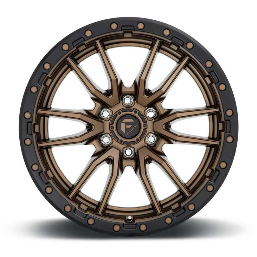 FUEL OFF-ROAD - [FUEL OFFROAD（フューエルオフロード）定まり品]22in軽銀銀輪 1本 汎用 D681 REBEL6 22×10 6H 135 -13 CB87.1 / D68122008950