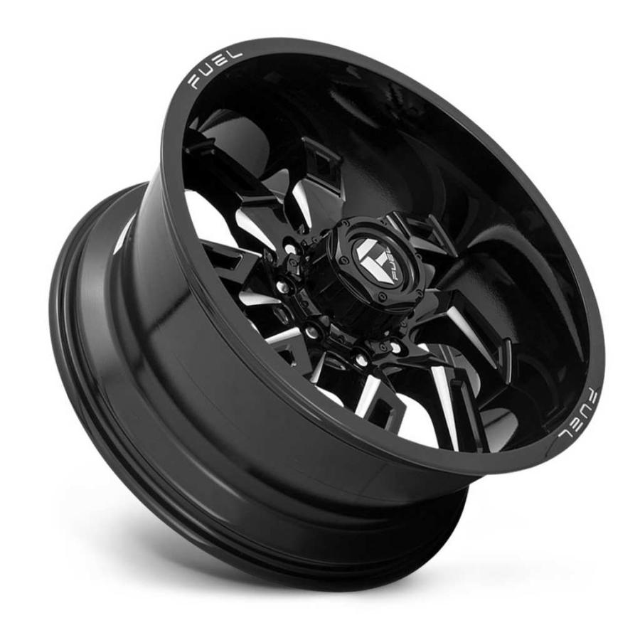 [FUEL OFFROAD（フューエルオフロード）正規品]20インチアルミホイール 1本 汎用 D747 LOCKDOWN 20×9 8H ...