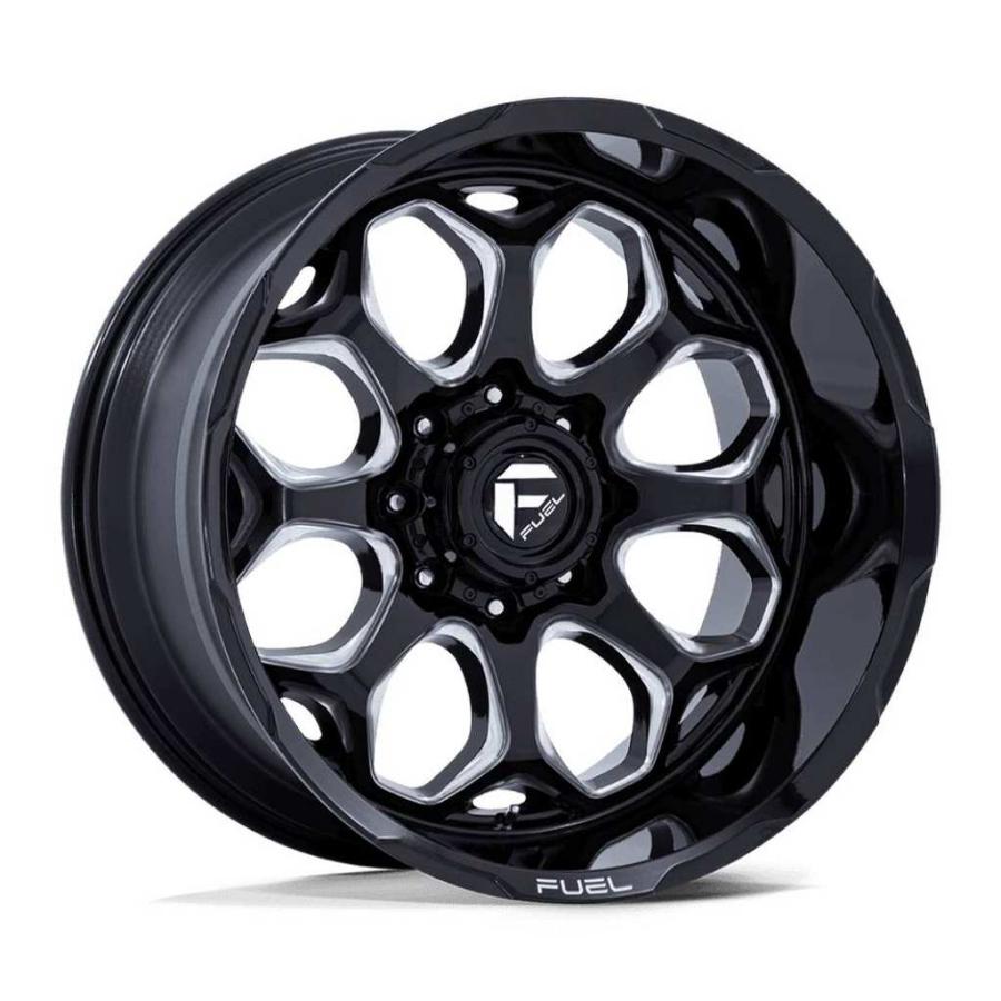 [FUEL (フューエル) 正規品]22インチホイール 1本 FC862 SCEPTER 22×10 6H 139.7 -18 CB106.1 グロスブラックミルド/FC862BE22106818N_1