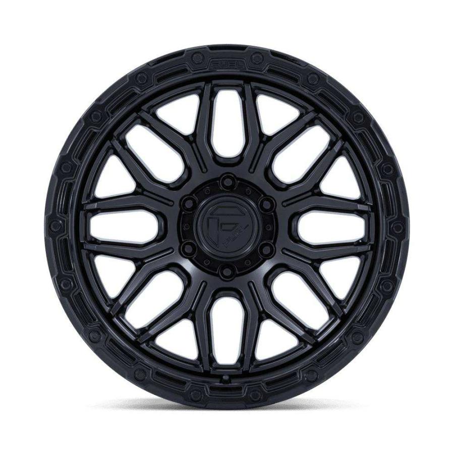 [FUEL 正規品]20インチ アルミホイール 1本 FC881 SURGE マットブラック/グロスブラックリップ 20×10 8H 165.1 -18/FC881MB20108018Nの画像