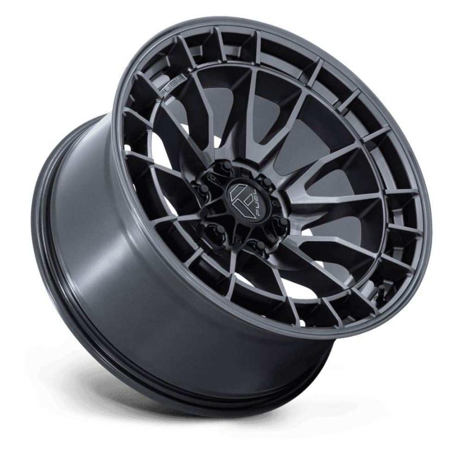 [FUEL OFFROAD 正規品]18インチ アルミホイール 1本 FC888 REVOLT グロスガンメタル 18×9 6H 139.7 +20 CB106.1/FC888AX18906820の画像