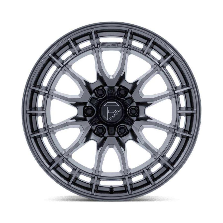 [FUEL OFFROAD 正規品]18インチ アルミホイール 1本 FC888 REVOLT グロスガンメタル 18×9 6H 139.7 +20 CB106.1/FC888AX18906820の画像