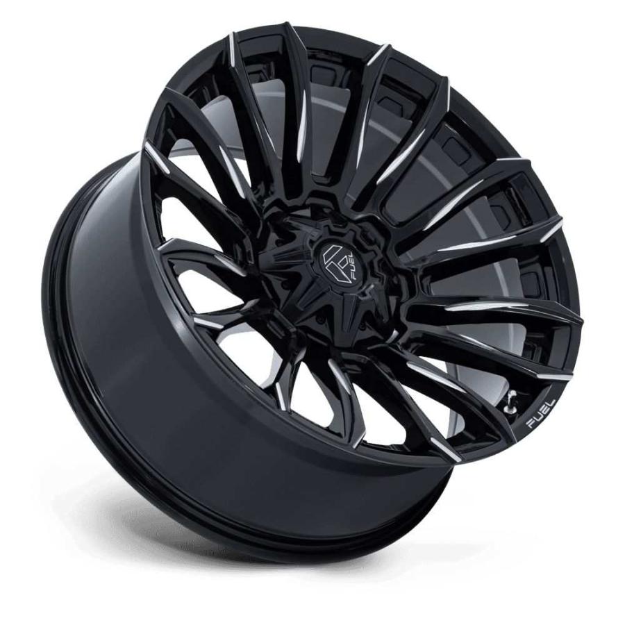 [FUEL OFFROAD 正規品]22インチ アルミホイール 1本 FC889 BLADE グロスブラックミルド 22×9 8H 170 +1 CB125.1/FC889BE22908701の画像