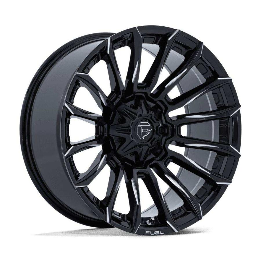 [FUEL OFFROAD 正規品]22インチ アルミホイール 1本 FC889 BLADE グロスブラックミルド 22×9 8H 180 +1 CB124.2/FC889BE22908801の画像
