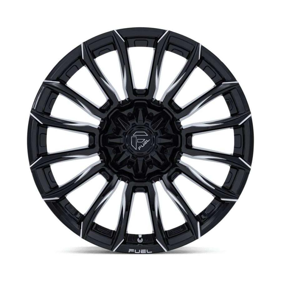 [FUEL OFFROAD 正規品]22インチ アルミホイール 1本 FC889 BLADE グロスブラックミルド 22×9 8H 180 +20 CB124.2/FC889BE22908820の画像