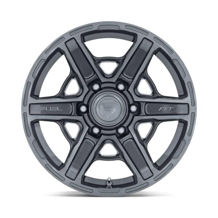 [FUEL 正規品]20インチ アルミホイール 1本 FC892 GAMBIT プラチナム 20×9 6H 135 20 CB87.1/FC892AX20906320の画像