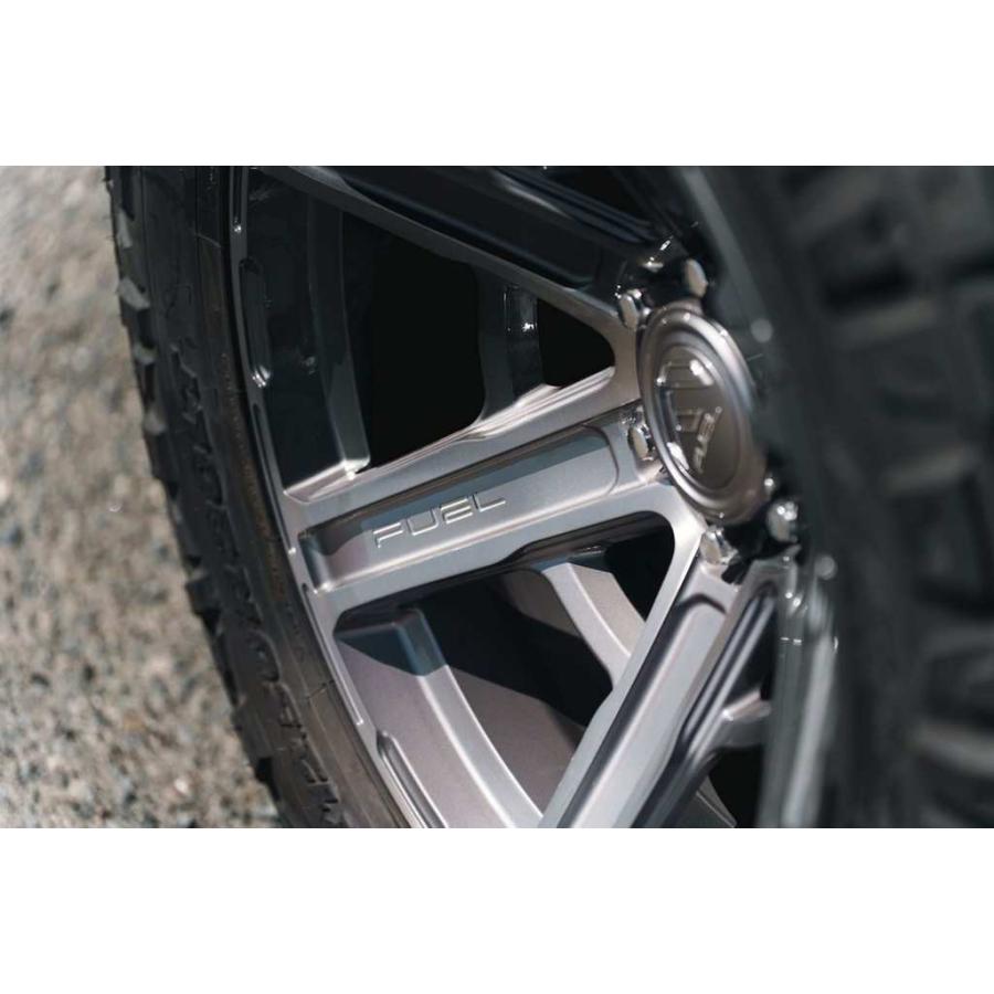 [FUEL 正規品]20インチ アルミホイール 1本 FC892 GAMBIT プラチナム 20×9 6H 135 20 CB87.1/FC892AX20906320の画像