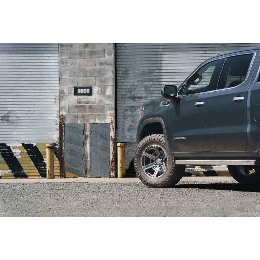 [FUEL 正規品]20インチ アルミホイール 1本 FC892 GAMBIT プラチナム 20×9 6H 139.7 1 CB106.1/FC892AX20906801の画像