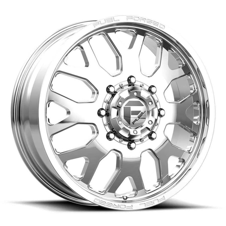 [FUEL 正規品]20インチ モノブロック鍛造ホイール 1本 DE19 FF19D ポリッシュ 20×8.25 8H 210 105 CB154.3/DF19208293の画像