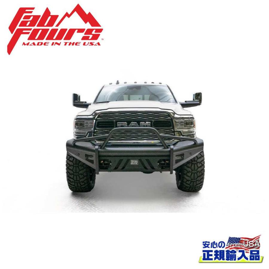 [FAB FOURS(ファブフォース)正規輸入品]エリートフロントバンパー プレランナーガード DODGE ダッジ ラム Ram 2500-5500 /DR10-Q2962-1