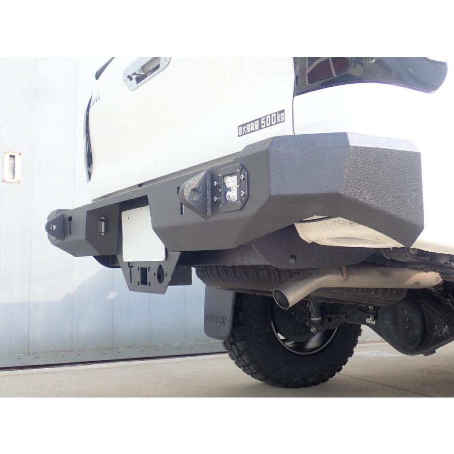 ハイラックス [GI☆GEAR] オフロードリアバンパー ヒッチメンバー付き