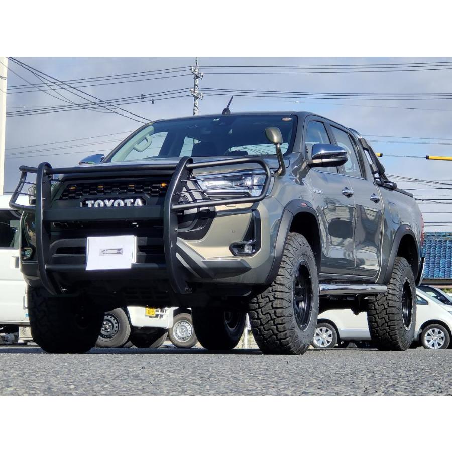 期間限定　 ハイラックス用 ブラック フェンダーフレア 4点セット　gun125 ハイラックス [爆買][GI☆GEAR]オーバーフェンダー/フェンダーフレア