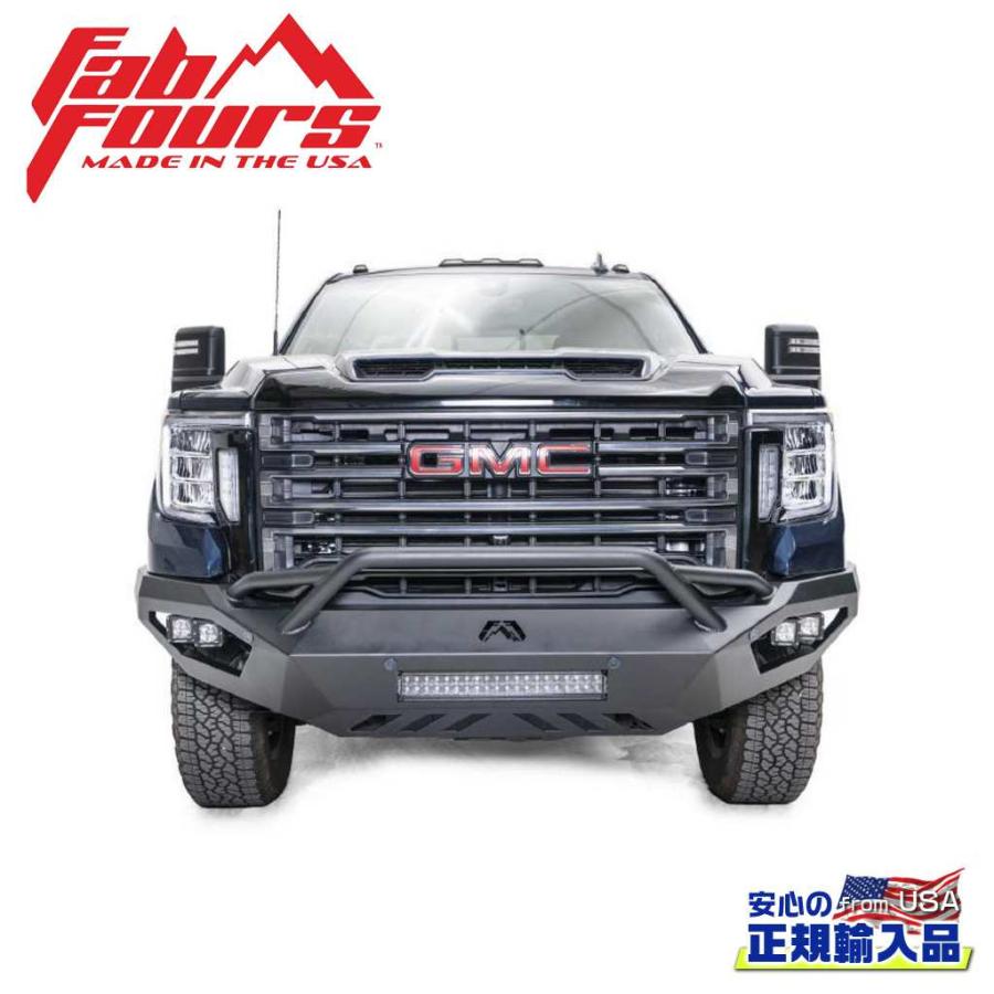[FAB FOURS(ファブフォース)正規輸入品]VENGEANCE フロントバンパー プレランナーガード GMC 2500/3500 /GM20-V5052-1