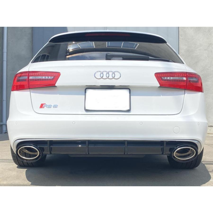 リ*ゼ様 リトル⭐︎ゼ　アウディA6セダン用　RS6タイプ　リアディフュー Audi [MARVIN 社製]RS6タイプ OEリアディフューザー マフラー