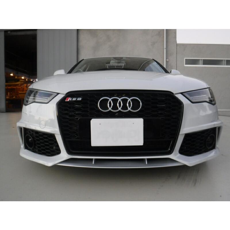[MARVIN(マーヴィン)社製]RS6ルック エアロキット(フロントバンパー＆グリル) エンブレム付き AUDI アウディ A6 C7 エアロ カスタムパーツの画像